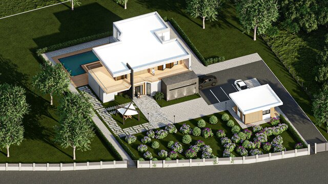 3D model of 3D Space & Product Rendering