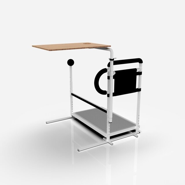 3D model of Assistive Bedside Transfer Platform – Complete Product Design & Development