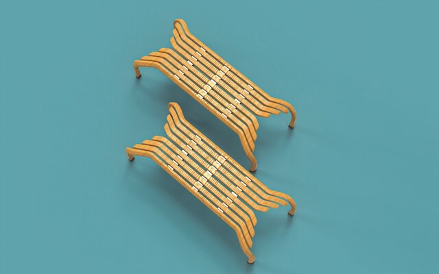 Modern Wooden Furniture Table – Concept Design in CAD