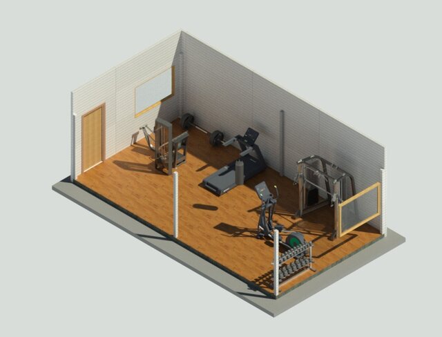 Gym- PDF-Dwg, available to download