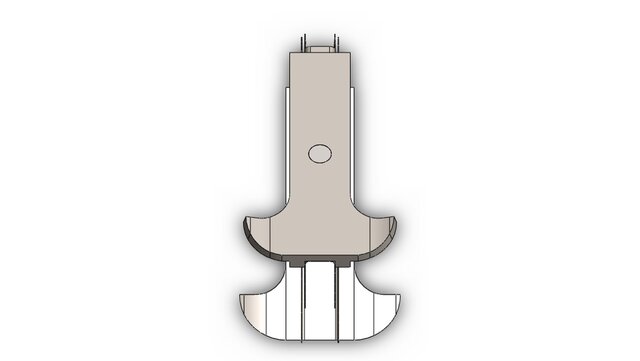 Sheet Metal Bracket – SolidWorks 3D CAD Model – image 4 of 5