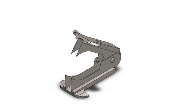 Sheet Metal Bracket – SolidWorks 3D CAD Model – image 2 of 5