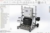 Portable Foldable Field Equipment Stand  Mechanical Product Design  SolidWorks CAD Assembly design by samkenny