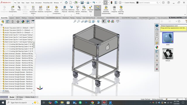 3D model of custom-modular-dump-bin-display