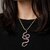 Snake Pavé Pendant