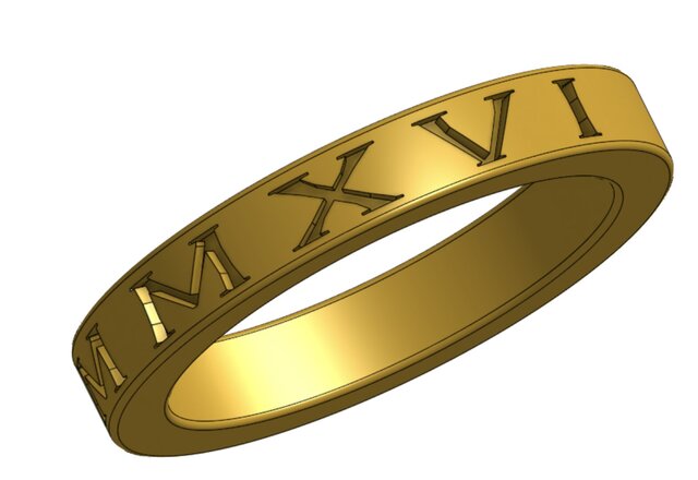 3D model of Engraved Ring