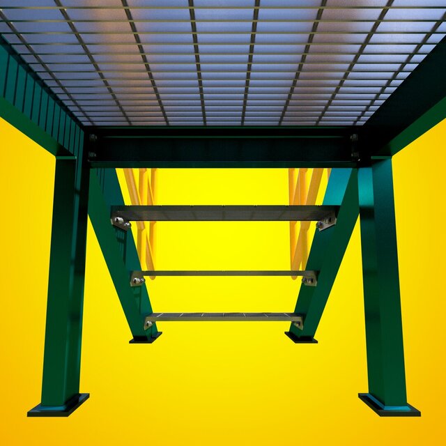 3D model of Work platform