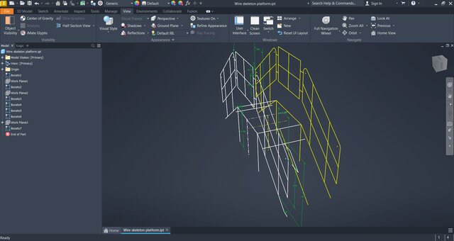 3D model of Work platform
