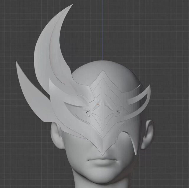 Conceptual 2D Art to Production-Ready Cosplay Mask