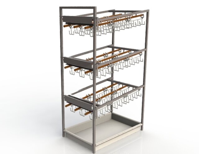 electrical wiring harness rack – image 1 of 2