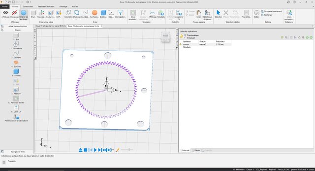 3D model of Plastic Injection project Gear 32 tooth
