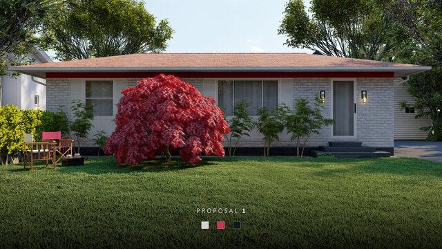 Facade of a Japanese Maple