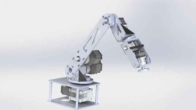 Multi-Axis Robotic Manipulator – Mechanical Design – image 2 of 2