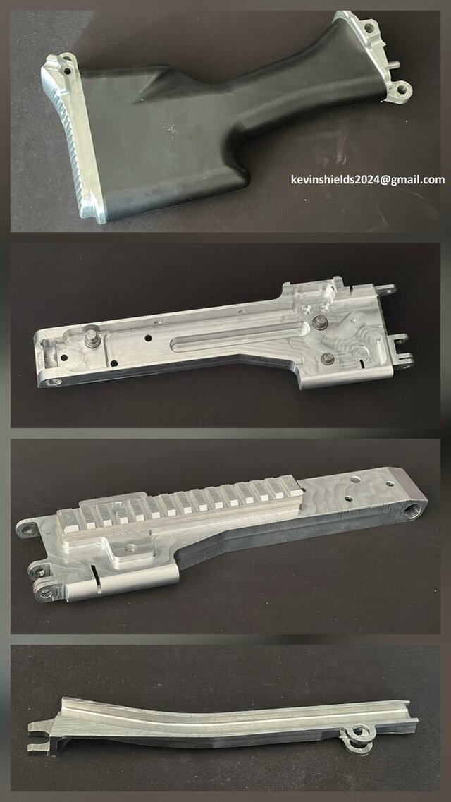 3D model of 5.56 belt-fed Light Machine Gun