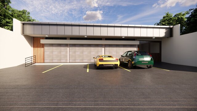 3D model of Residential & Commercial Rendering