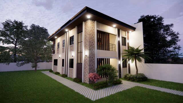 3D model of Residential & Commercial Rendering