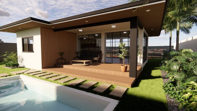 3D model of Residential & Commercial Rendering