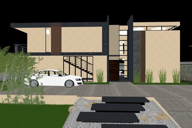 Modern Villa Exterior | Architectural 3D Visualization – image 7 of 7