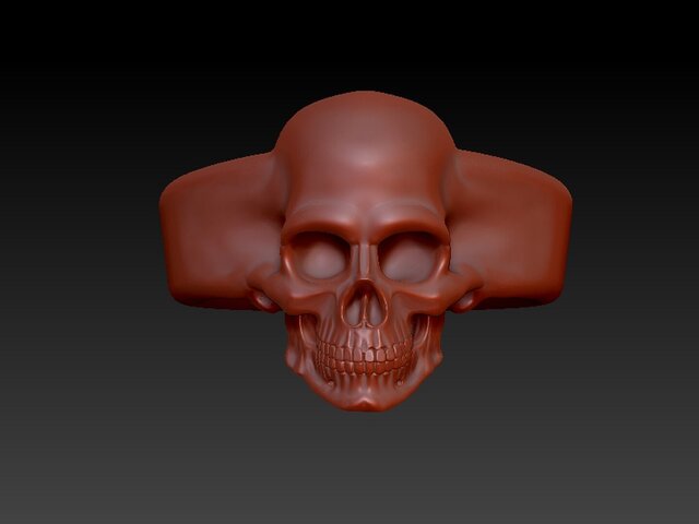 3D model of Skull Ring