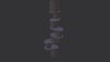 V6 Engine — Assembly in Motion - Crankshaft design by Eduardoeu