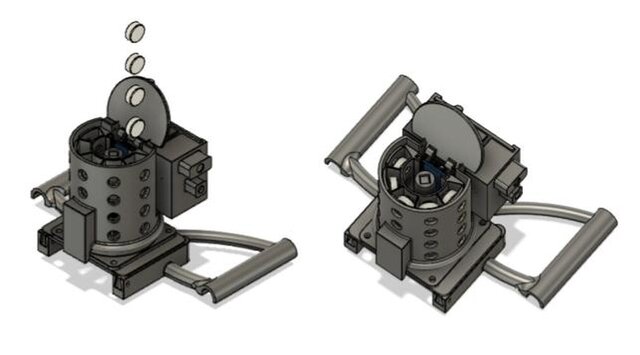 Pellets distribution system.