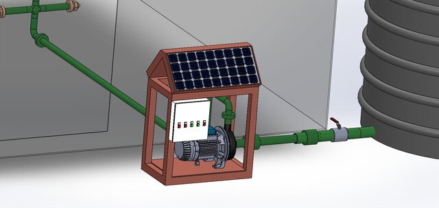 3D model of Snail farm concept