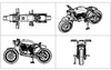 2 Vintage Motorcycle design by Disha_Rahmady_muriza