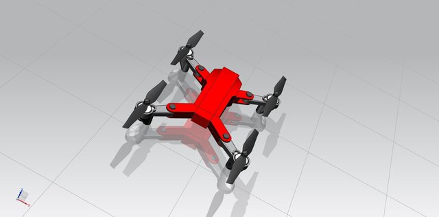 3D model of Quad Copter Drone