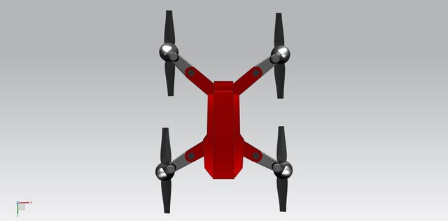 3D model of Quad Copter Drone