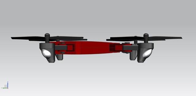 3D model of Quad Copter Drone