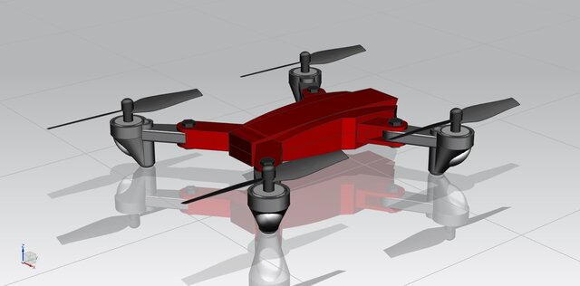 3D model of Quad Copter Drone