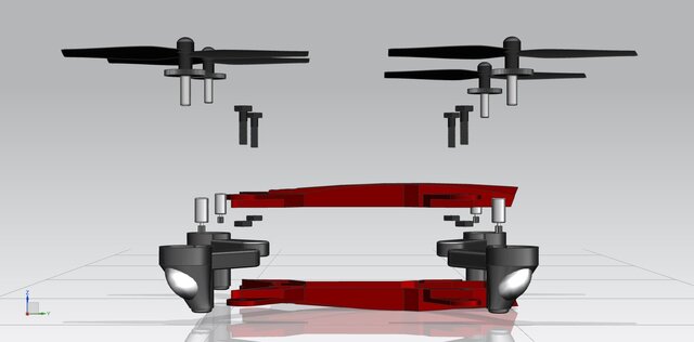 3D model of Quad Copter Drone