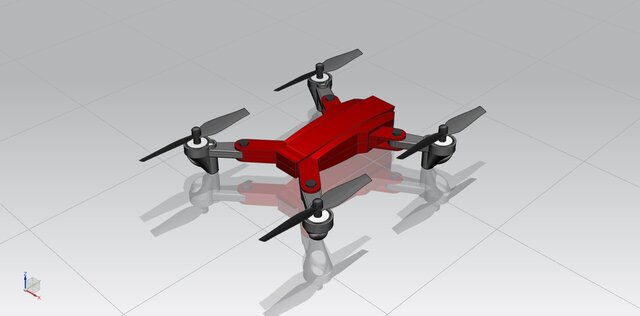 3D model of Quad Copter Drone