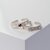 Silver wave ring