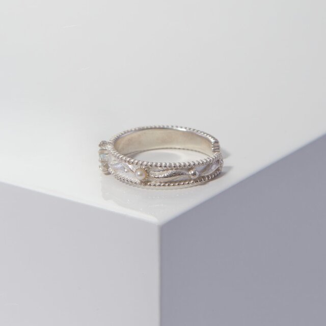 3D model of Silver wave ring