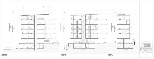 3D model of 5 story Residential Building (Athens)