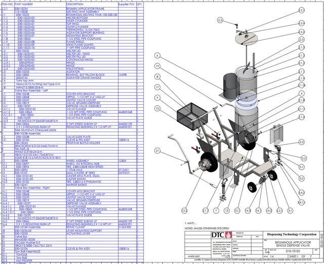 3D model of Mobile Bituminous Applicator Machine