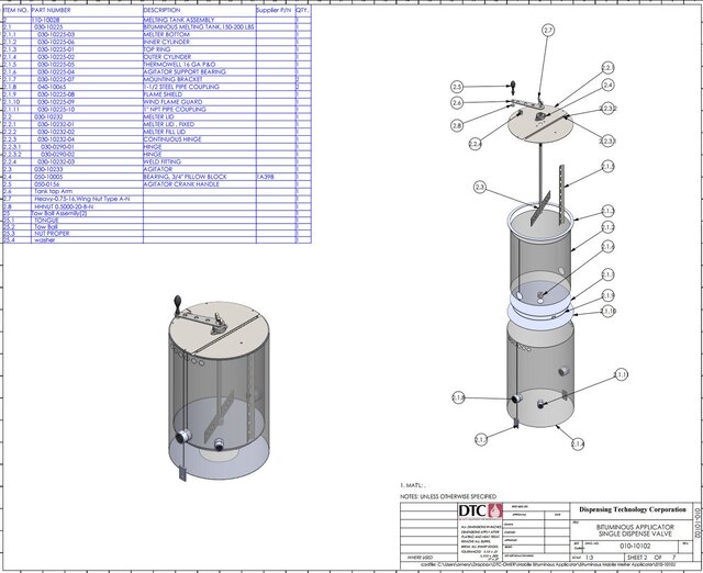 3D model of Mobile Bituminous Applicator Machine