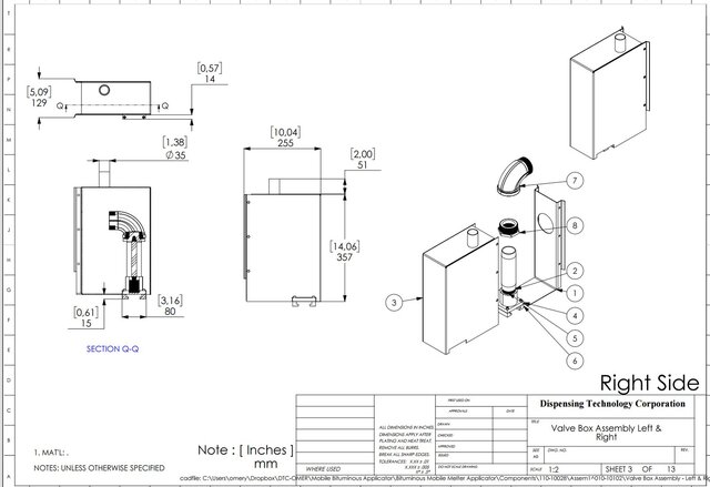 3D model of Mobile Bituminous Applicator Machine