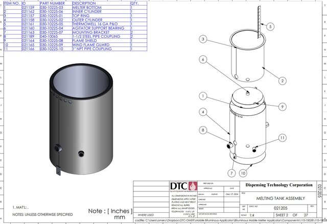 3D model of Mobile Bituminous Applicator Machine