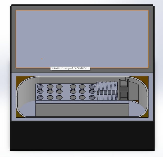 3D model of mandarin dryer