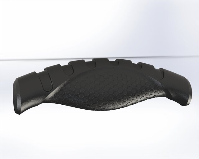 3D model of Hand Grip - Bicycle Grip - Surface Model
