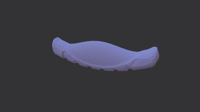 3D model of Hand Grip - Bicycle Grip - Surface Model