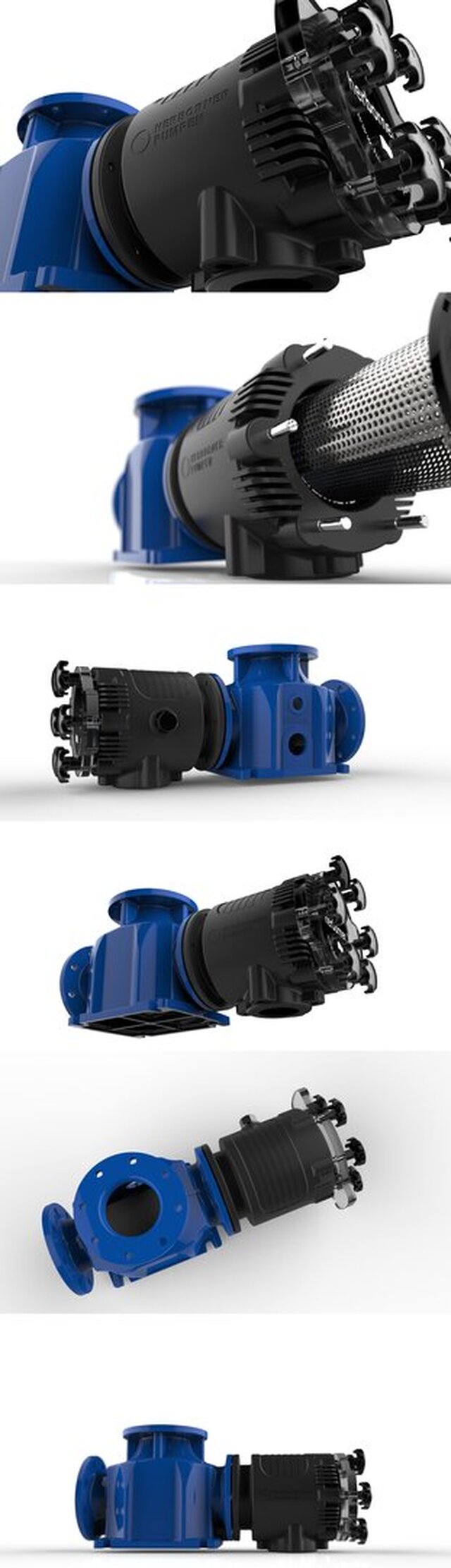 3D model of Cast iron pre-filter housing design
