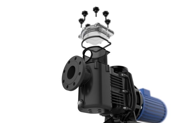 3D model of Cast iron pre-filter housing design