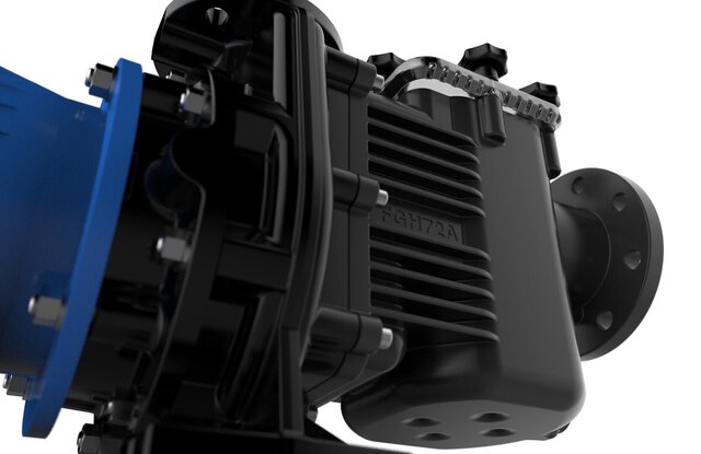 3D model of Cast iron pre-filter housing design