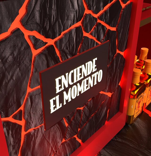 3D model of Fireball Retail In-Store Display (Island)