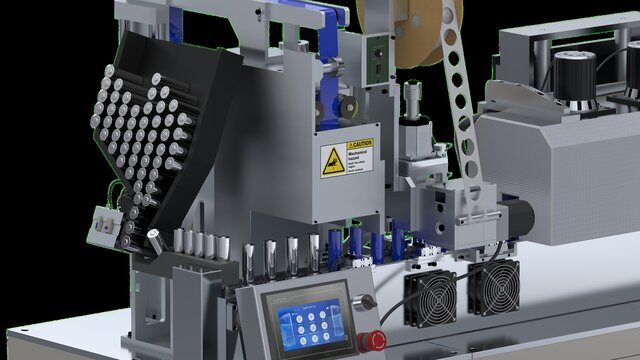 3D model of FILM COVERING MACHINE 3D MODEL