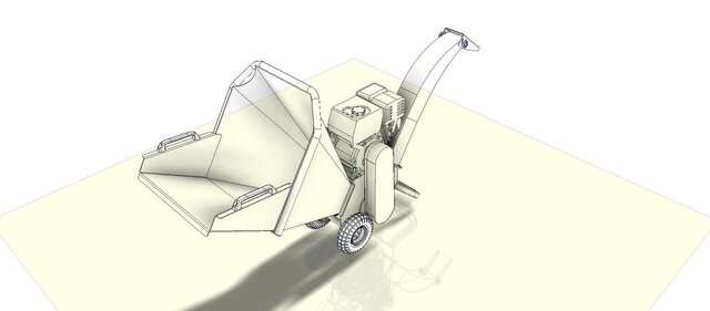 wood chipper machine design