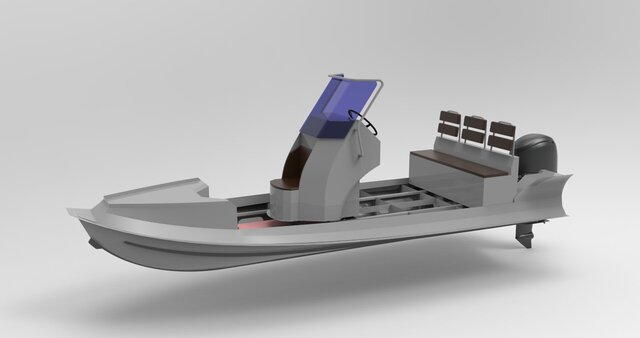 4.5 to 6m aluminium rib